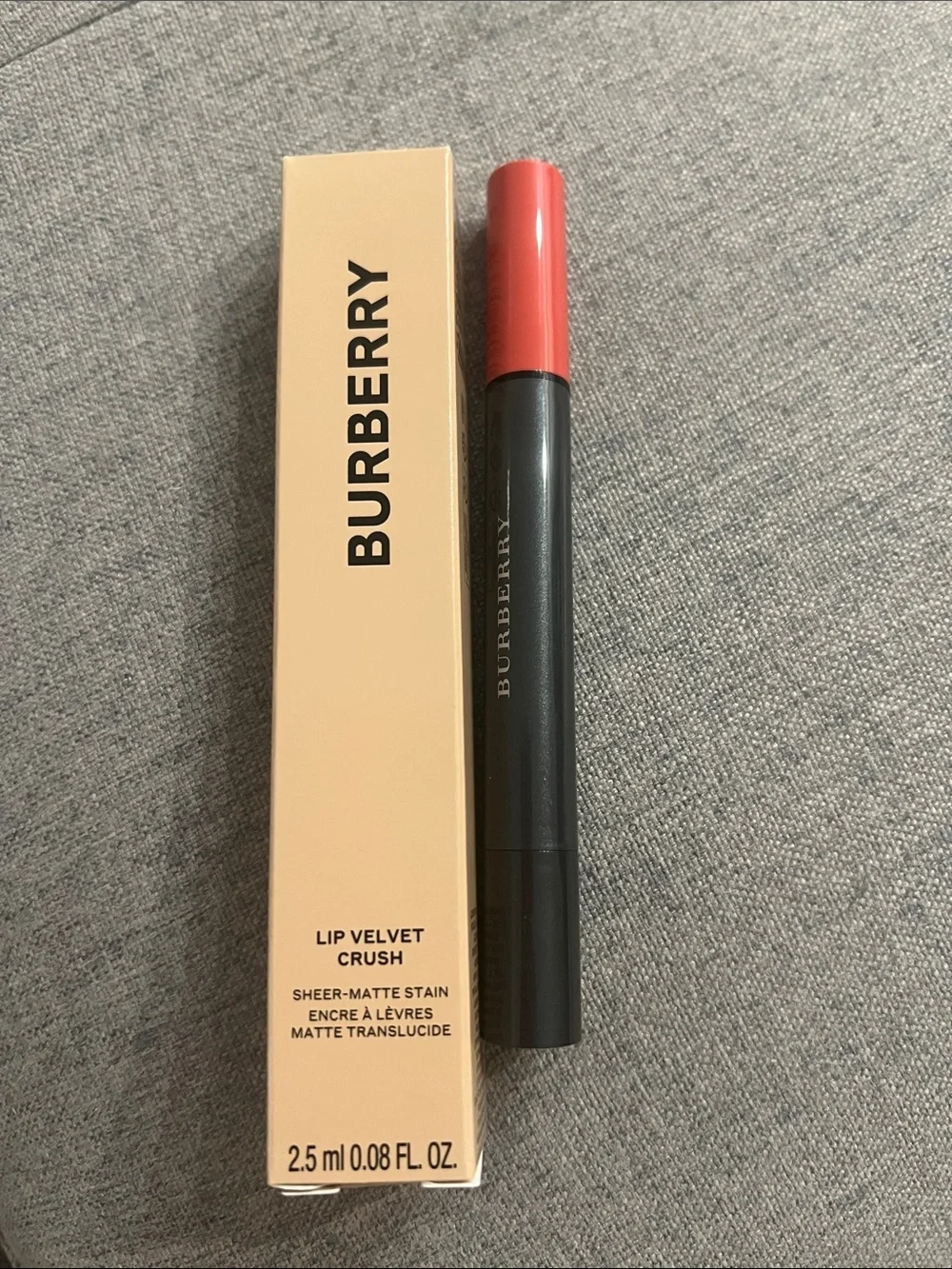 Burberry Lip Velvet Crush Lipstick - Copper Pink